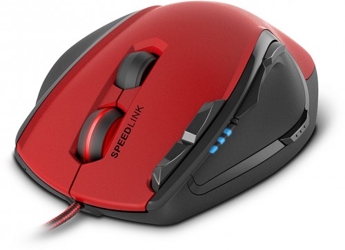 Speedlink: Gamer-Maus mit zwei Mausrädern