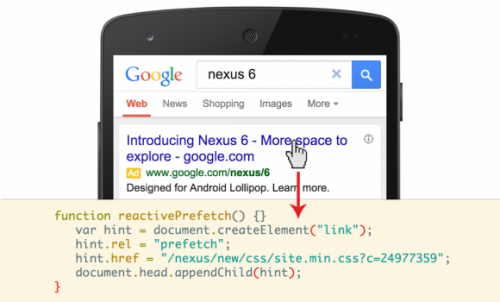 Google: Schnellerer Seitenaufruf bei Android mit Chrome-Browsers