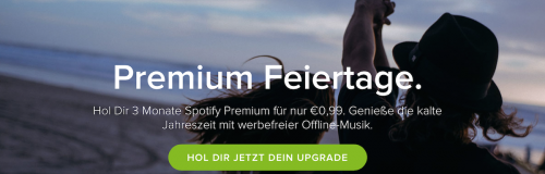 Spotify: 3 Monate im Mini-Abo für 99 Cent