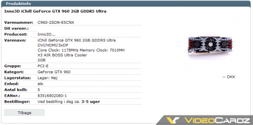 Nvidia GeForce GTX 960: Neue Bilder von verschiedenen Herstellern