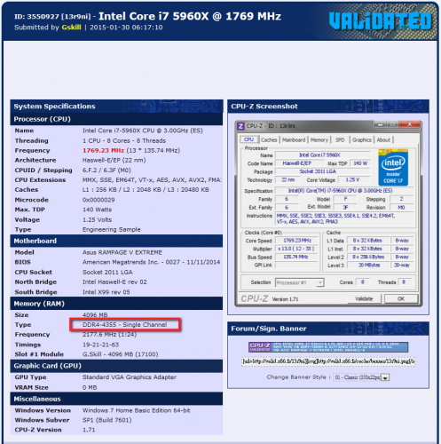 G.Skill holt sich DDR4-Takt-Weltrekord zurück: 4355 MHz