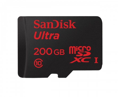 SanDisk mit riesiger 200 GB microSD-Karte