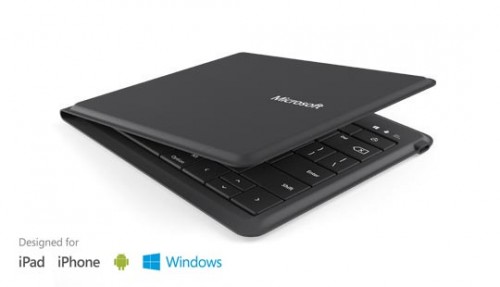Microsoft: Faltbare Bluetooth-Tastatur vorgestellt