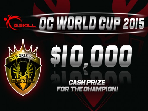 G.Skill startet OC World Cup 2015 - 16.200 USD Preisgeld ausgesetzt