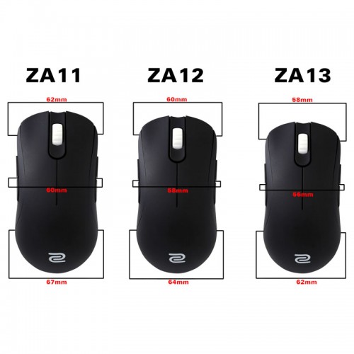 Zowie ZA: Gaming-Maus in drei Größen vorgestellt