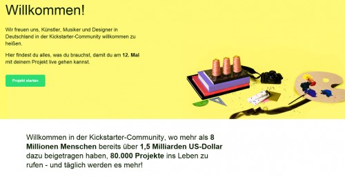 Kickstarter: Deutsche Version gestartet