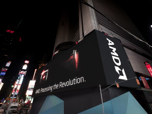 AMD befeuert 2300 Quadratmeter großes Display am Times Square