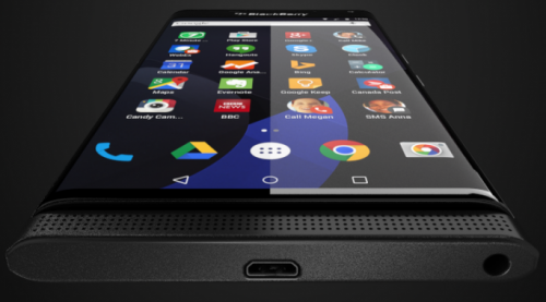 Bild des ersten Blackberrys mit Android