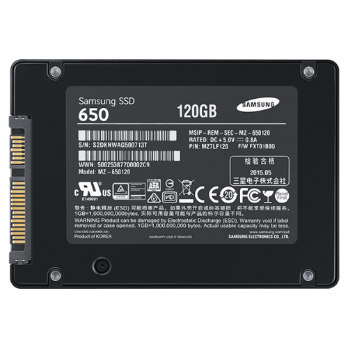 Samsung SSD 650: Neue OEM-SSDs mit 3D-VNAND