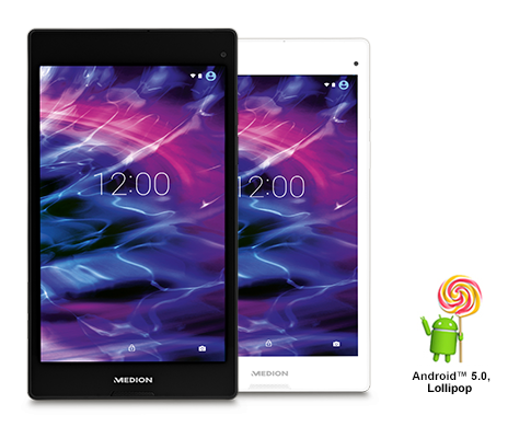 Aldi: 8-Zoll-Tablet mit Android 5.0 für 129 Euro