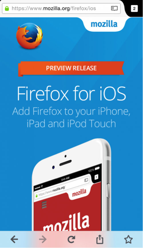 Firefox für iOS: Erste Preview-Version in Neuseeland veröffentlicht