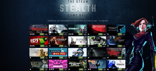 Steam Stealth Game Sale: Bis zu 90 Prozent Rabatt auf Schleichspiele