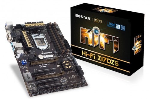 Biostar Hi-Fi Z170Z5 Combo unterstützt DDR3- und DDR4-RAM