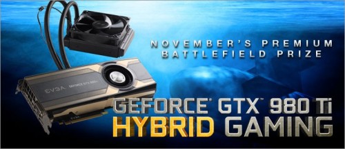 EVGA Gewinnspiel: 3x GeForce GTX 980 Ti Hybrid Gaming zu gewinnen