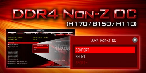 ASRock: DDR4-RAM-Overclocking mit H170, B150 und H110-Chipsätzen