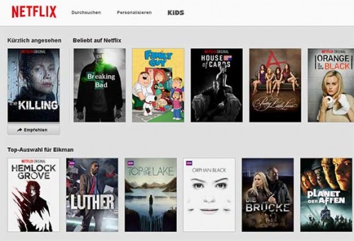 Netflix in weiteren 130 Ländern verfügbar
