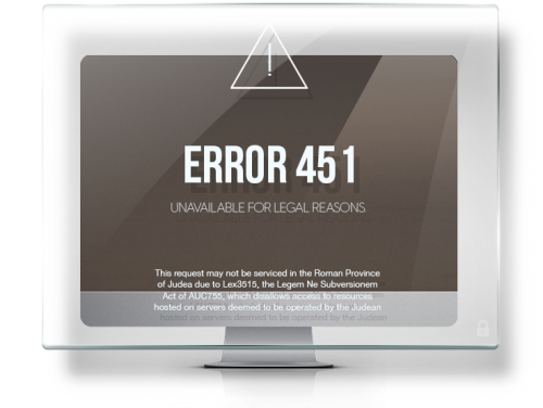 Fehler 451: Eigene HTTP-Fehlermeldung für Zensur
