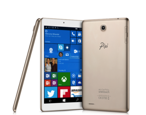 Alcatel Onetouch Pixi 3: Tablet mit Windows 10 Mobile