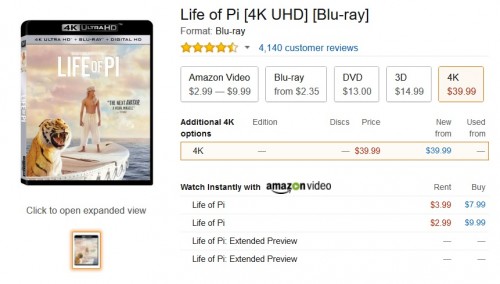 Ultra HD Blu-ray: Erste Filme kosten rund 40 US-Dollar