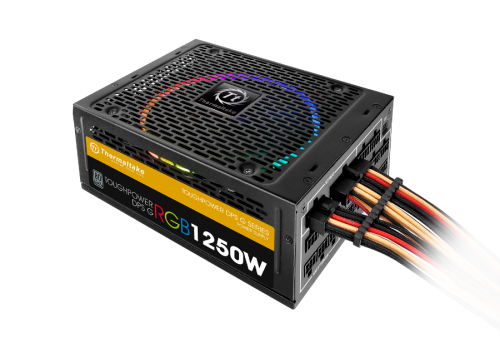 Thermaltake Toughpower DPS G RGB: 80-PLUS-Netzteil mit 1250 Watt und RGB-Beleuchtung