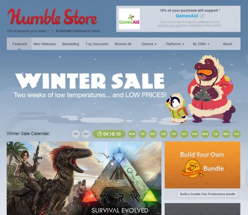 Humble Store: Winter Sale mit vielen Sonderangeboten