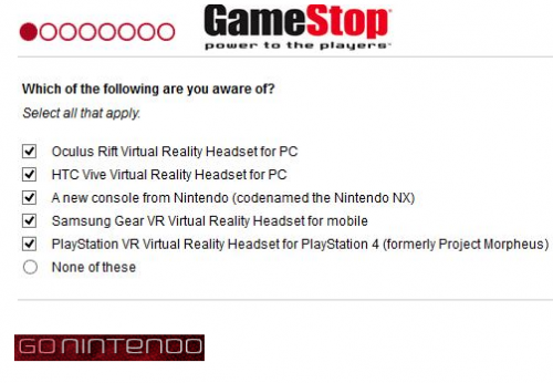 Nintendo NX ist eine VR-Konsole und erscheint innerhalb der nächsten 12 Monate?