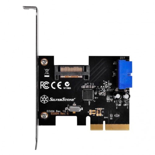 SilverStone ECU04: Erweiterungskarte für USB-3.1-Anschlüsse