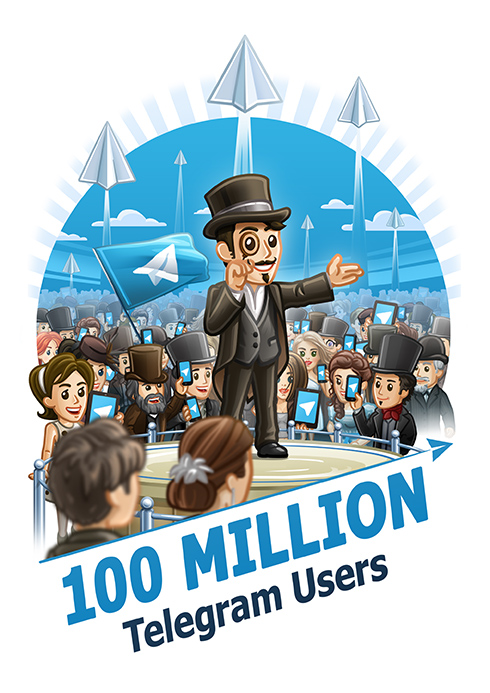 Telegram meldet 100 Millionen Nutzer