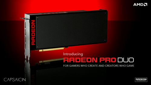 AMD Radeon Pro Duo: Zwei Fiji-GPUs für Virtual Reality