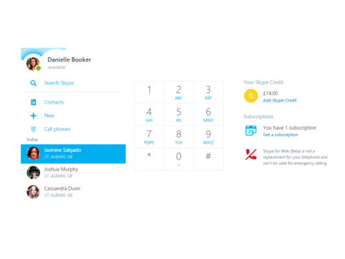 Skype for Web: Ab sofort mit Anrufen zu Mobilfunk- und Festnetznummern