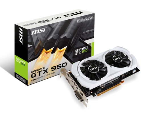 MSI: Zwei GeForce GTX 950 ohne PCIe-Stromanschluss