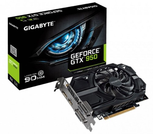 Gigabyte GeForce GTX 950 ohne PCIe-Stromstecker