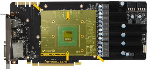 GeForce GTX 1080: Foto von der GP104-GPU samt 8 GB GDDR5X-Speicher