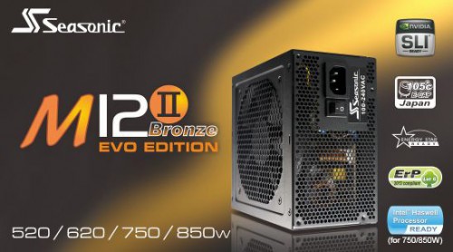 Seasonic M12II EVO Edition: Neue Netzteile mit 850 und 750 Watt