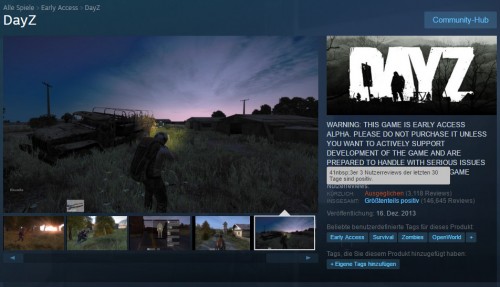 DayZ: Neues Steam-Review-System bringt vernichtende Spielerbewertungen zu Tage
