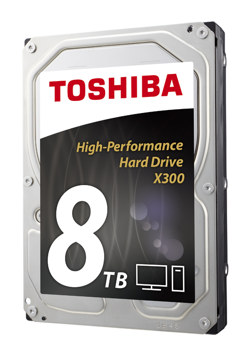 Toshiba X300: Neue HDD mit bis zu 8 TB Speicherplatz
