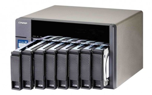 Qnap TS-831X: 8-Bay-NAS mit zwei Mal 10-GBit-LAN