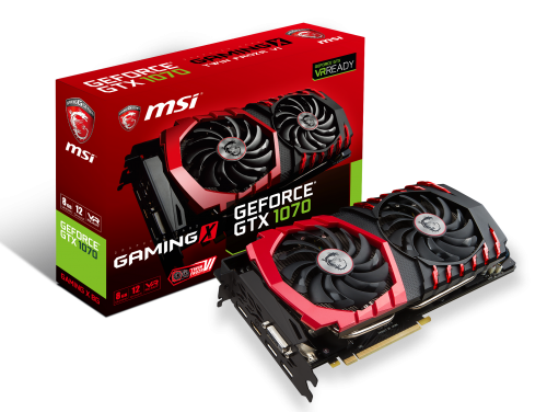 MSI präsentiert Custom-Designs der GeForce GTX 1070