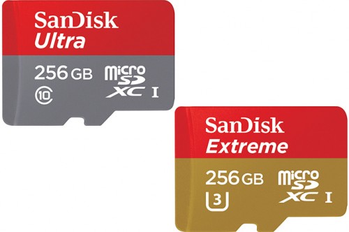 SanDisk: Kündigt zwei MicroSD-Karten mit 256 GB an