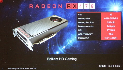 AMD Radeon RX 470 und RX 460: Spezifikationen geleaked