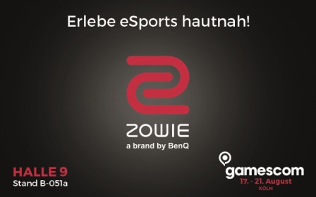 BenQ: Neue ZOWIE-Produkte für Pro-Gamer auf der Gamescom 2016