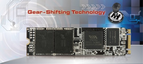 VIA kündigt neuen NVMe-SSD-Controller mit Gear-Shift-Technologie an