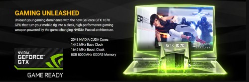 EVGA SC17: Gaming-Laptop mit GeForce GTX 1070 von Nvidia