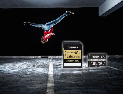 Toshiba Exceria Pro: Micro- und SD-Karten für professionelle Anwender