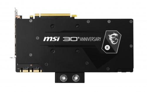 30 Jahre MSI: Limitierte GeForce GTX 1080 mit Close-Loop-Wasserkühlung von EK