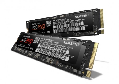 Samsung 960 EVO: NVMe-SSD mit M.2-Anschluss und bis zu 2 TB Speicher