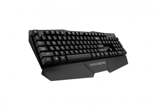 Sharkoon K15: Gaming-Tastatur mit Metall-Backplate