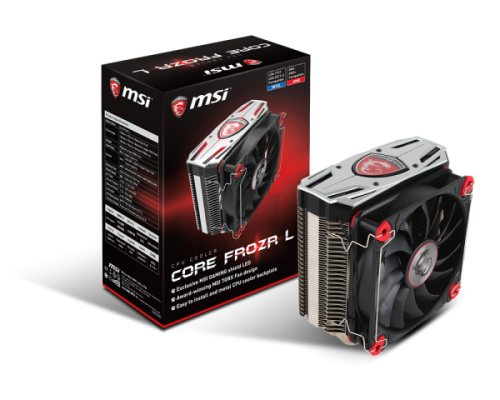 MSI Gaming Core Frozr L: Erster CPU-Kühler von MSI vorgestellt
