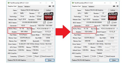 AMD Radeon RX460: Unlock-BIOS für bis zu 12 Prozent mehr Leistung