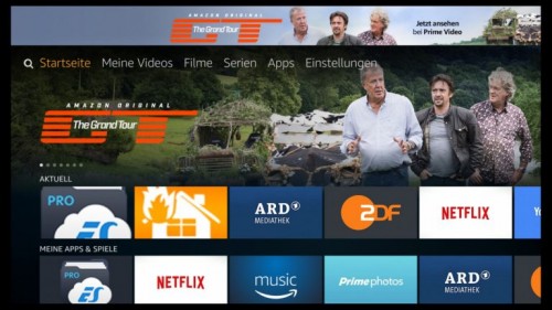 Amazon Fire TV: Neue Oberfläche für die TV-Box